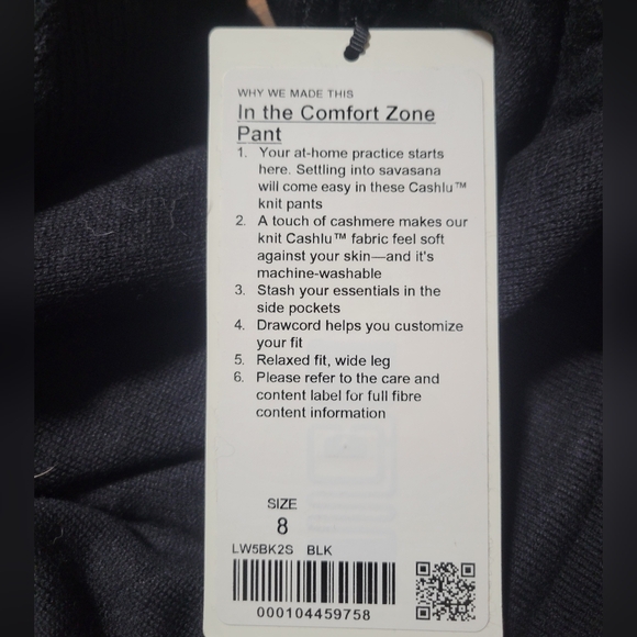 Lululemon In the Comfort Zone pants - Picture 2 of 3